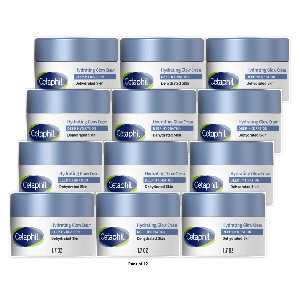 Cetaphil Daily Deep Hydrating Face Cream 1.7 fl OZ (Pack of 12)