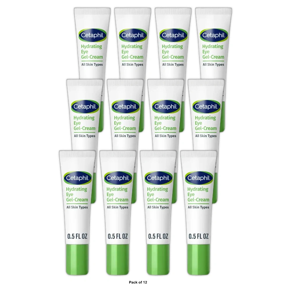 Cetaphil Hydrating Eye Gel with Hyaluronic Acid - 0.5 fl OZ​ (Pack of 12)