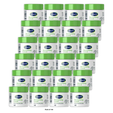 Cetaphil Moisturizing Cream Travel Size for Dry to Very Dry Sensitive Skin 1 Oz (Pack of 144)