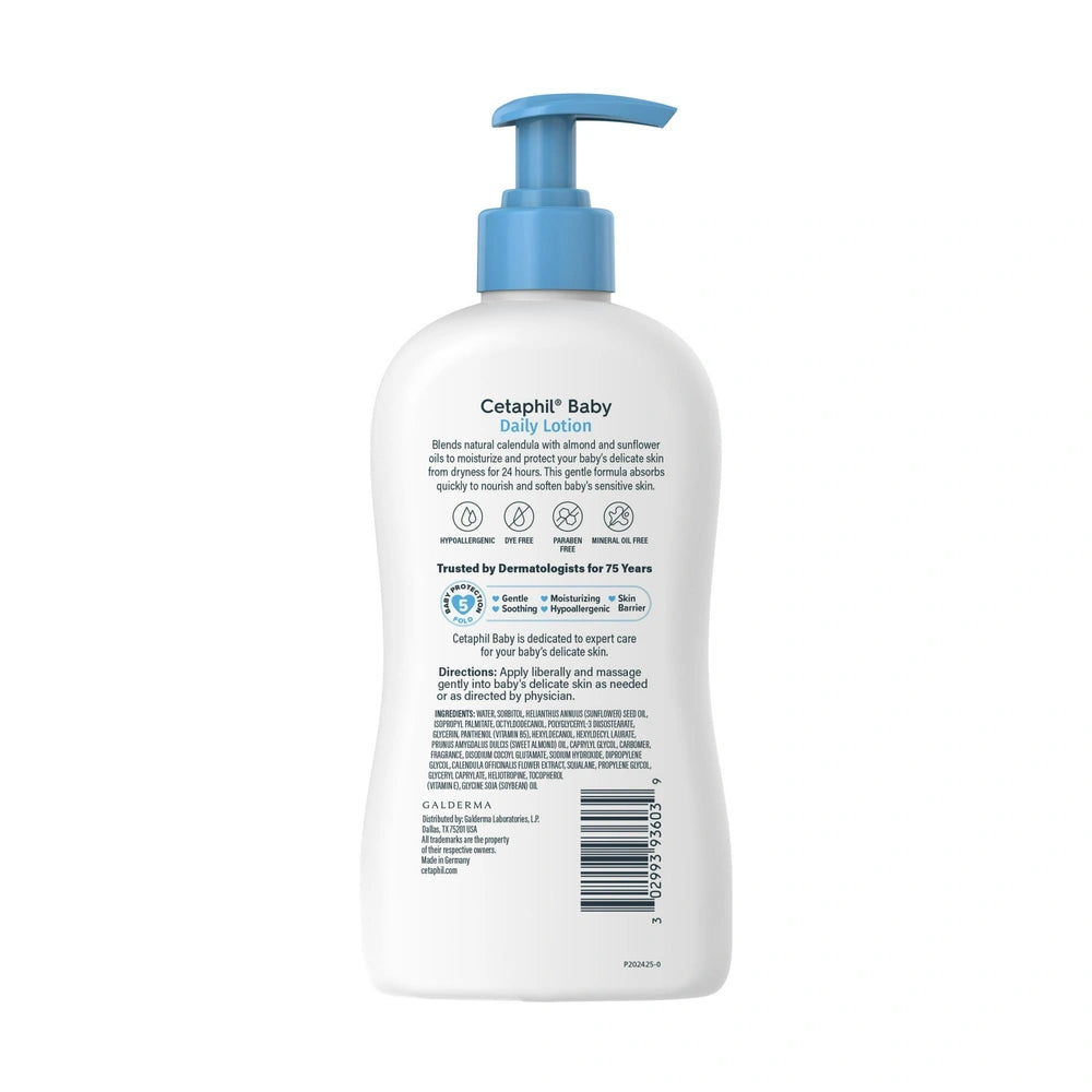 Cetaphil Baby Daily Lotion - 13.5 fl Oz (Pack of 12)