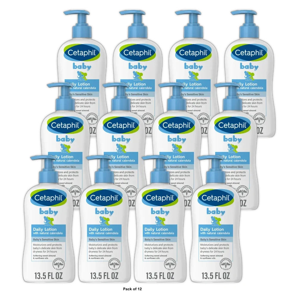 Cetaphil Baby Daily Lotion - 13.5 fl Oz (Pack of 12)