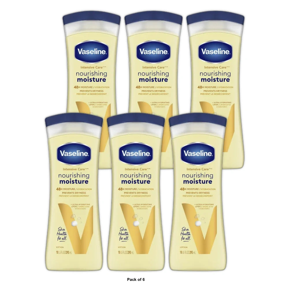 Vaseline Intensive Care Essential Healing Non Greasy Body Lotion 10 fl oz (Pack of 6)