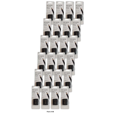 Revlon Universal Points Dual Hole Cosmetic Pencil Sharpener for Eyeliner & Lip Liner Pencils, 1 count 0.64 Oz (Pack of 48)