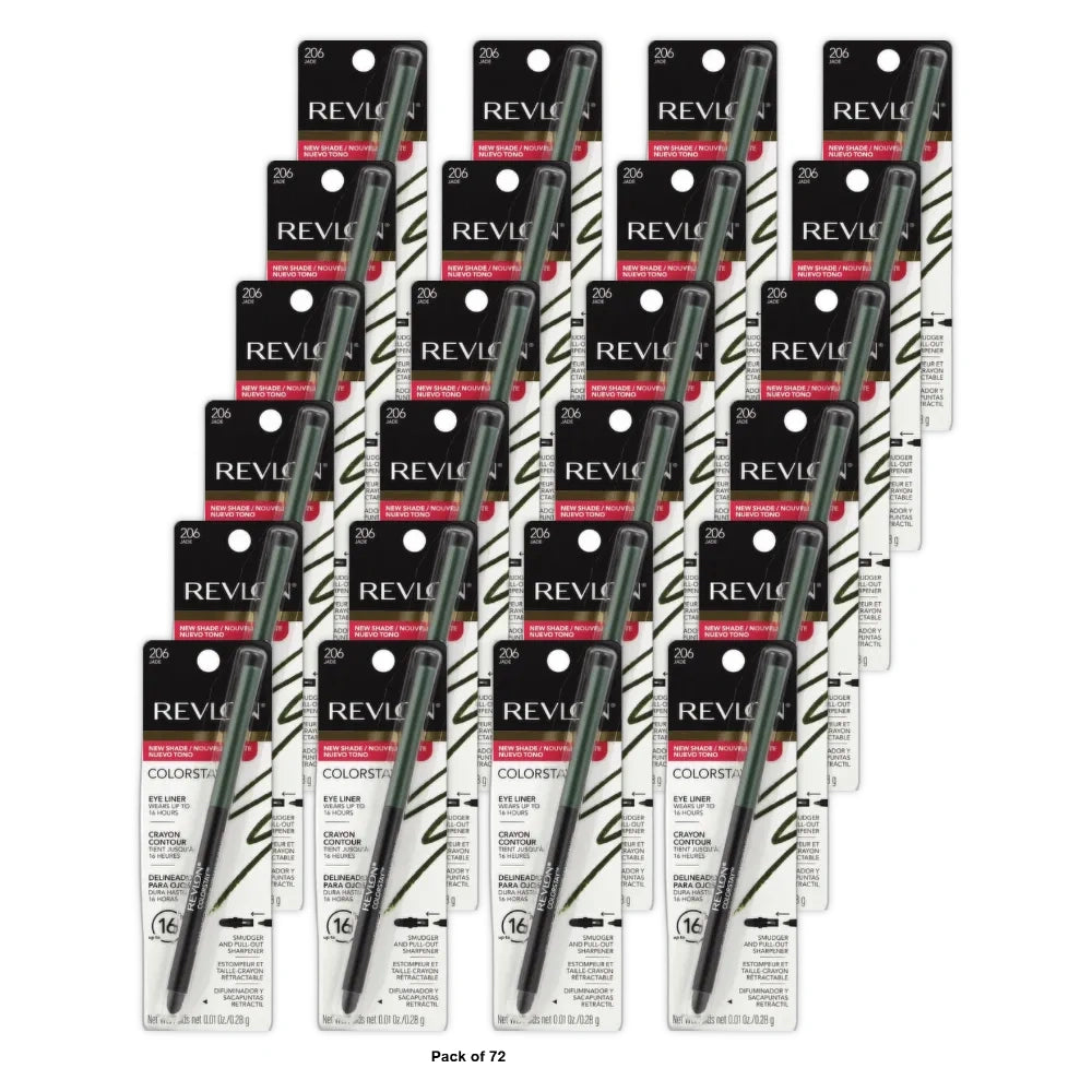 Revlon Colorstay Waterproof Eyeliner - Jade - 0.01 Oz (Pack Of 72)