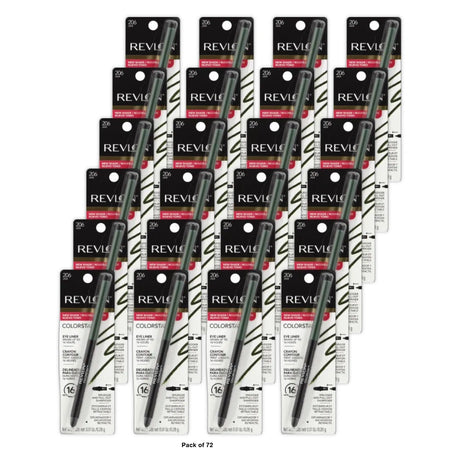 Revlon Colorstay Waterproof Eyeliner - Jade - 0.01 Oz (Pack Of 72)