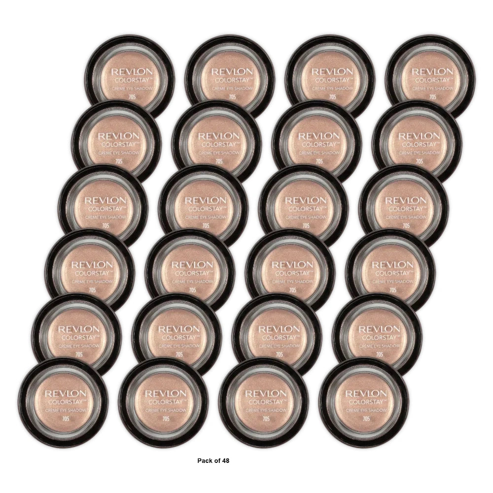 Revlon Colorstay Crème Eye Shadow, 705 Crème Brulee, 0.16 Oz (Pack Of 48)