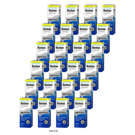 Boston ADVANCE Cleaner Contact Lens Solution for Rigid Gas Permeable Lenses – 1 Oz (Pack of 24)