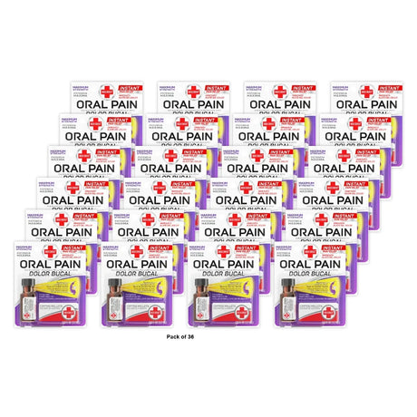 Red Cross Oral Pain Relief 0.12 Fl Oz (Pack Of 36)