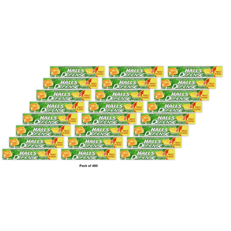 Mondelez Halls Defense Dietary Supplement Drops 9 Ea (Pack of 480)
