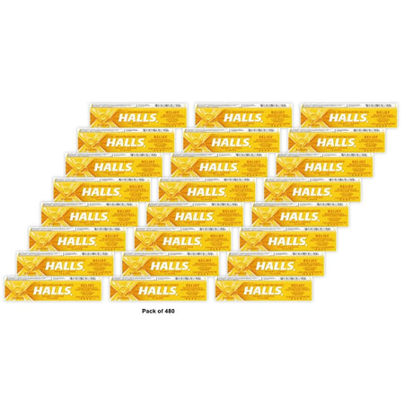 Halls Stick Honey-Lemon 9 Pc (Pack of 480)