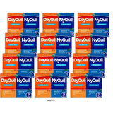 Vicks DayQuil & NyQuil Liquicaps Cold Cough and Flu Medicine over-the-counter (Pack of 12)