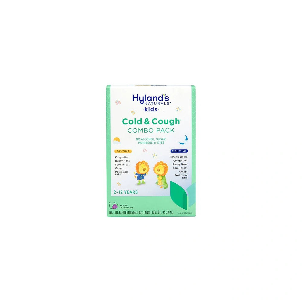Kids Cold Medicine for Ages 2+ Hyland s 4 Kids Cold n Cough Day and Night Val 4.0 fl oz (Pack of 12)