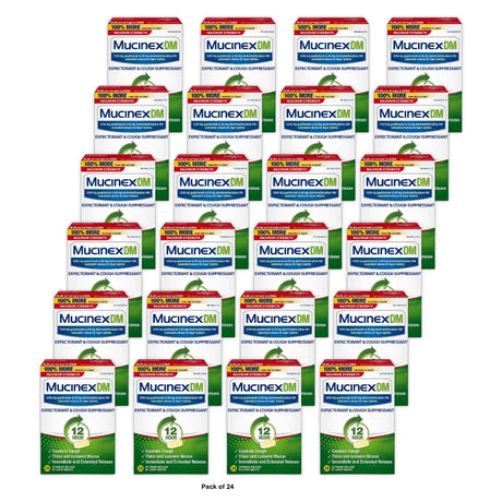 Mucinex Dm Max Strength 12 Hour Cough Medicine - Tablets - 28Ct 0.15 Oz (Pack Of 24)