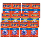 Delsym 12 Hr Cough Relief Liquid - Dextromethorphan - Grape - 3 fl oz (Pack of 12)