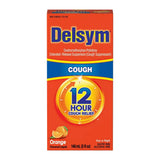 Delsym Adult Cough Relief Liquid - Orange - 5 OZ(Pack of 12)
