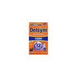 Delsym Cough Suppressant for Children & Adults Grape 3 fl oz(Pack of 12)
