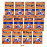 Delsym Cough Suppressant for Children & Adults Grape 3 fl oz(Pack of 12)