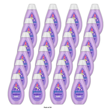 Johnson s Tear-Free Bedtime Baby Bath Soothing Aromas 13.6 fl Oz (Pack of 24)