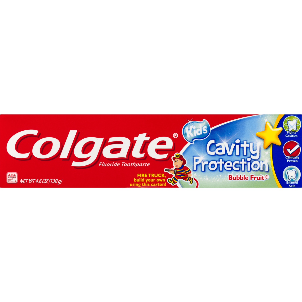 Colgate Kids Toothpaste Cavity Protection Bubble Fruit 4.6 Oz (Pack of 24)