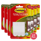 3M Command Medium Picture Hanging Strips 0.8Oz (Pack of 27)