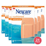 3M Nexcare Active Waterproof Bandages Knee/Elbow (Pack of 24)