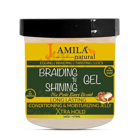 J. Amila Braiding & Shining Gel 16 Oz (Pack of 12)