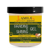 J. Amila Braiding & Shining Gel 16 Oz (Pack of 12)
