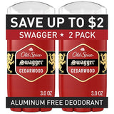 Old Spice Red Collection Solid Deodorant for Men Swagger Scent - Aluminum-Free 3.0 oz (Pack of 6)