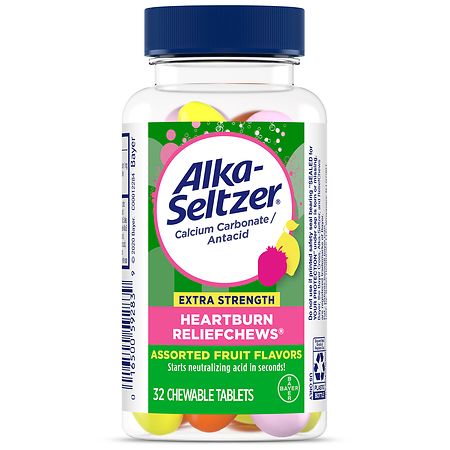 Alka-Seltzer Extra Strength Heartburn Relief Chews 32 Ct (Pack of 24)