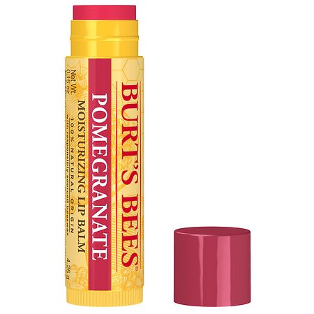 Burt's Bees Moisturizing Lip Balm Pomegranate 0.15 Oz (Pack of 72)