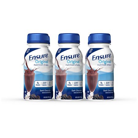 Ensure Original Nutrition Shake Dark Chocolate - (Pack of 4)