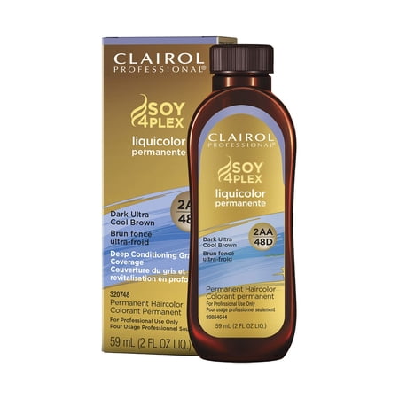 Clairol Soy 4Plex Liquicolor Permanente 2Aa/48D Dark Ultra Cool Brown nan (Pack of 72)