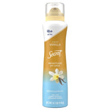 Secret Dry Spray Antiperspirant Deodorant - Vanilla and Argan Oil - 4.1 OZ(Pack of 12)