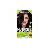 Garnier Nutrisse Nourishing Permanent Hair Color Creme - 20 Soft Black (Pack of 12)