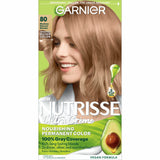 Garnier Nutrisse Nourishing Permanent Hair Color Creme - 80 Medium Natural Blond (Pack of 12)