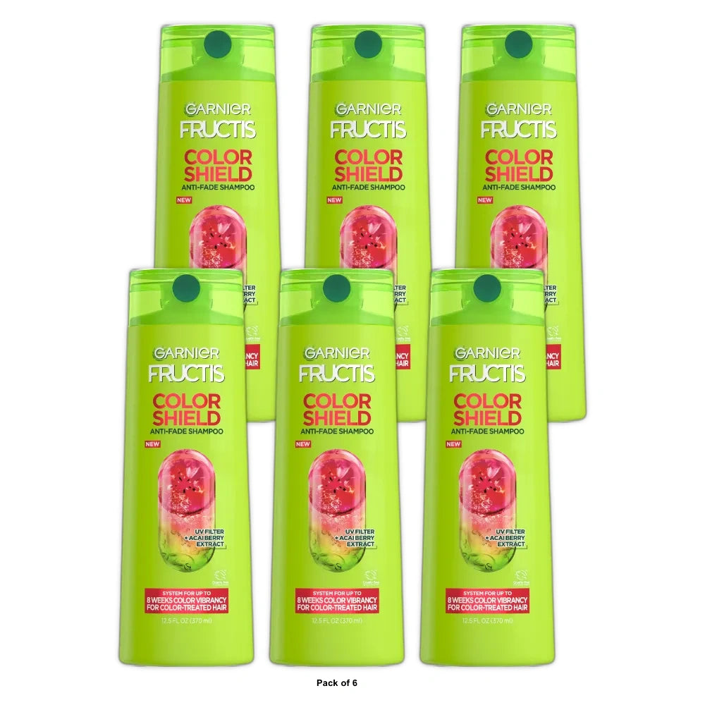 Garnier Fructis Color Shield Color Protecting Shampoo Acai Berry Extract Color 12.5 fl oz(Pack of 6)