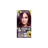 Garnier Nutrisse Nourishing Color Creme - V2 Dark Intense Violet (Pack of 12)