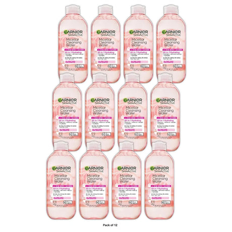 Garnier SkinActive Water Rose Micellar Cleansing Water - 13.5 fl oz(Pack of 12)