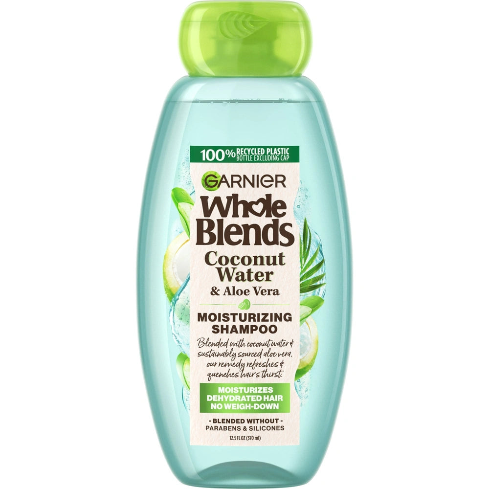 Garnier Whole Blends Refreshing Shampoo with Coconut Water and Aloe Vera 12.5 fl oz(Pack of 6)