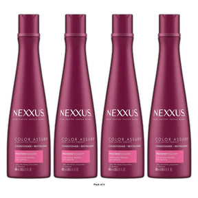 Nexxus Color Assure Conditioner for Color-Treated Hair with Elastin Protein and 13.5 fl OZ (Pack of 4)
