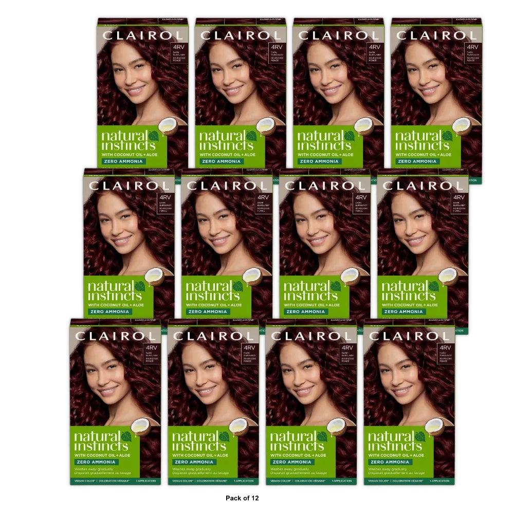 CL.NAT INSTINCTS 4RV DK BURG (Pack of 12)