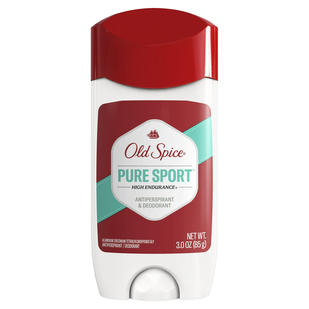 Old Spice High Endurance Invisible Solid Pure Sport Scent Men's Anti-Perspirant 3 oz (Pack of 12)