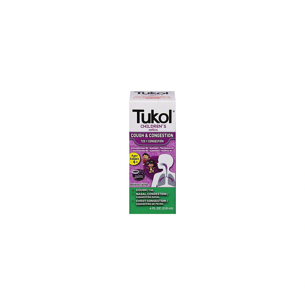 TUKOL Children's Cough & Cold, 4 Fl oz (Pack of 12)