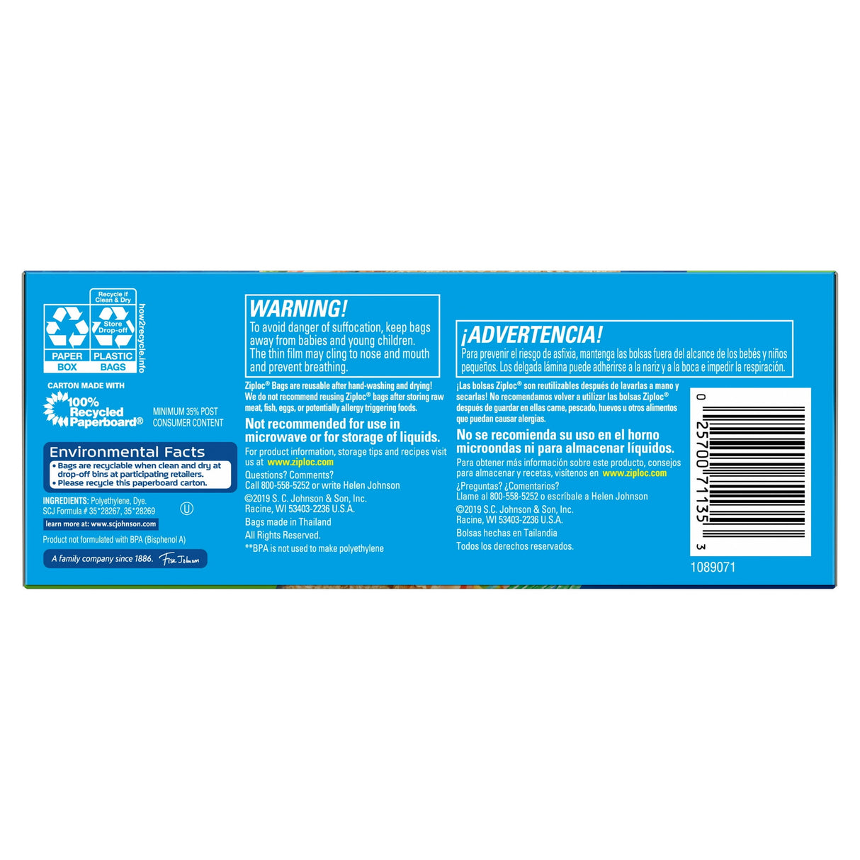 Ziploc Brand Sandwich Bags With Grip N Seal Technology (Pack Of 9)