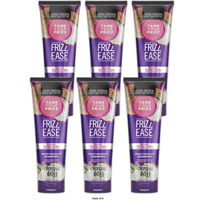 John Frieda Frizz Ease Beyond Smooth Shampoo, Frizz Immunity Shampoo, Anti-Humid 8.45 oz(Pack of 6)
