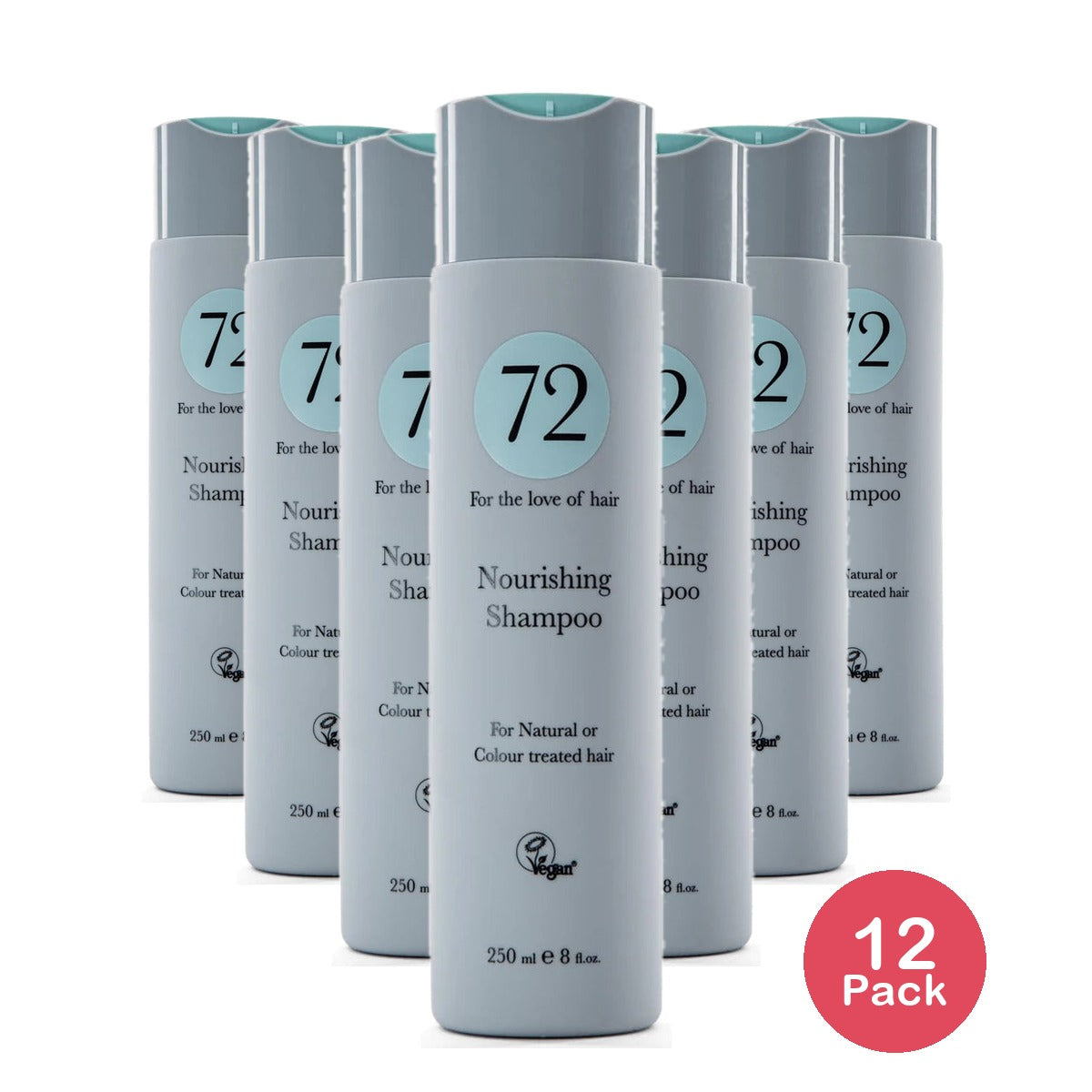 72 Hair Nourishing Shampoo 250ml (250ml) 8 Fl. Oz (Pack of 12)