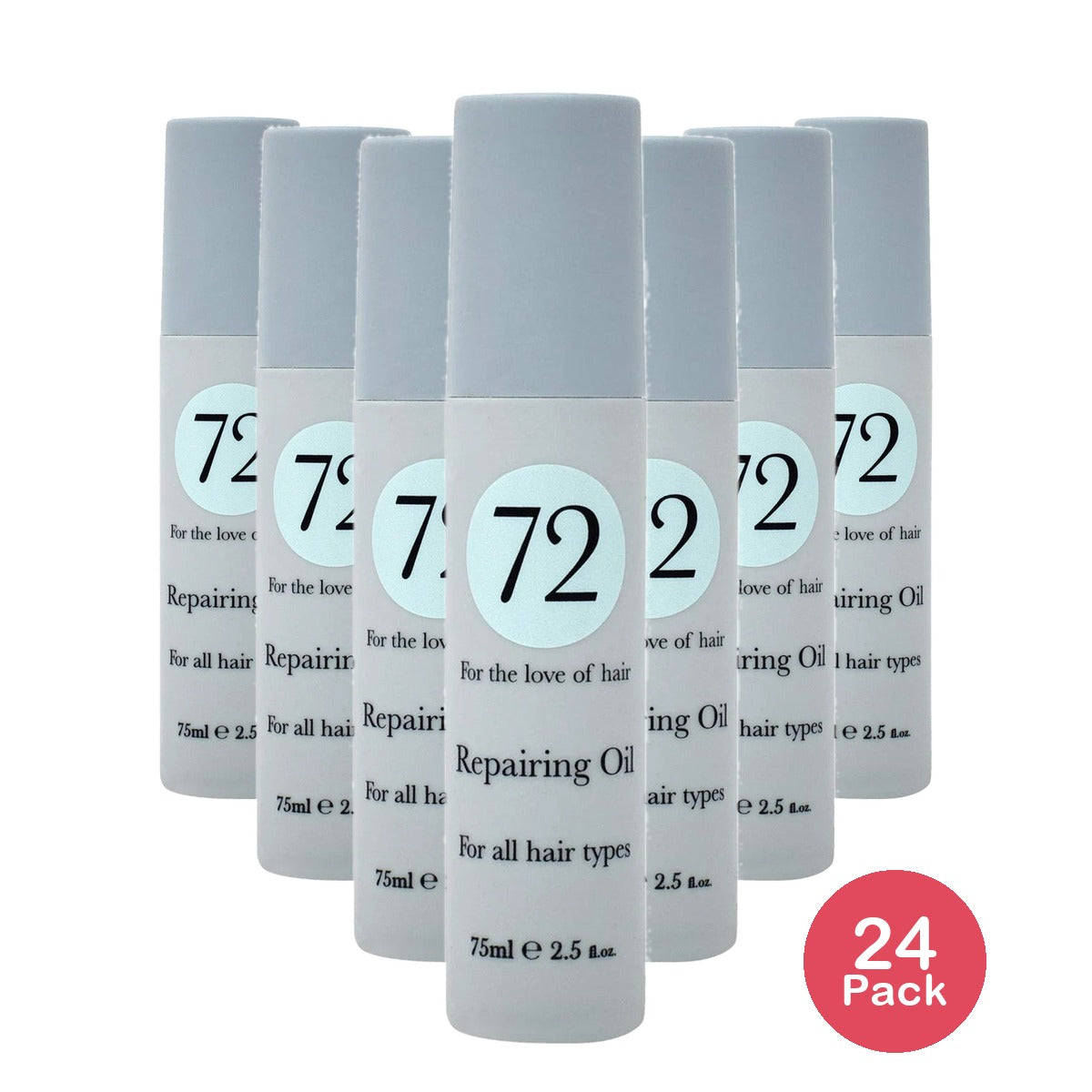 72 Hair Repairing Oil 75 Millileter for Radiant Shine{{name} 2.5 Fl. Oz (Pack of 24)