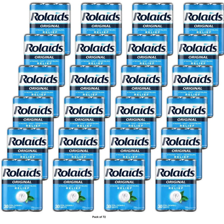 Rolaids Original Digestive Chewable Tablets - 30ct (Pack of 72)