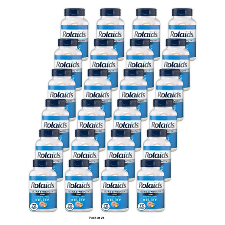 Rolaids Ultra Strength Chewable Tablets - Fruit - 72ct (Pack of 24)