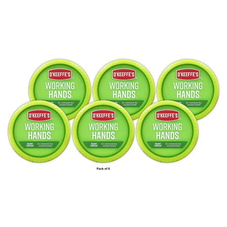 O Keeffe s Working Hands Moisturizing Hand Cream 2.7 oz (Pack of 6)